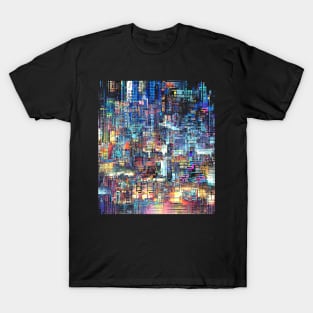 City Lights Glitch Mix T-Shirt